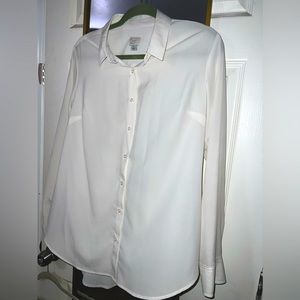 A New Day sheer long sleeve blouse